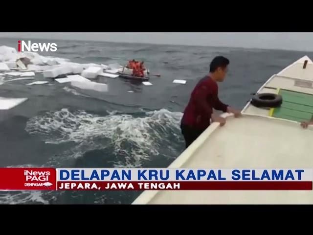 Detik-detik Kapal Pembawa 390 Ton Sembako Tenggelam di Jepara, Jateng - iNews Pagi 02/04