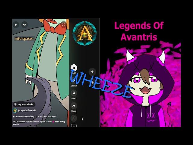 That Clown Scares Me | Legends Of Avantris Reaction