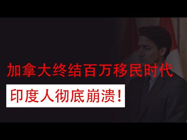 加拿大终结百万移民时代，印度人彻底崩溃！