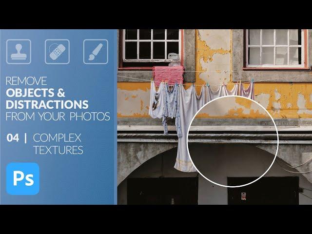 Remove Objects From Complex Textures in Photoshop | Object Removal 04