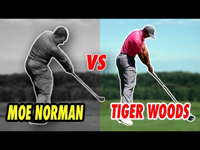 How Tiger Woods is Accidentally Discovering Moe Norman's Genius | Single Plane Golf Analysis