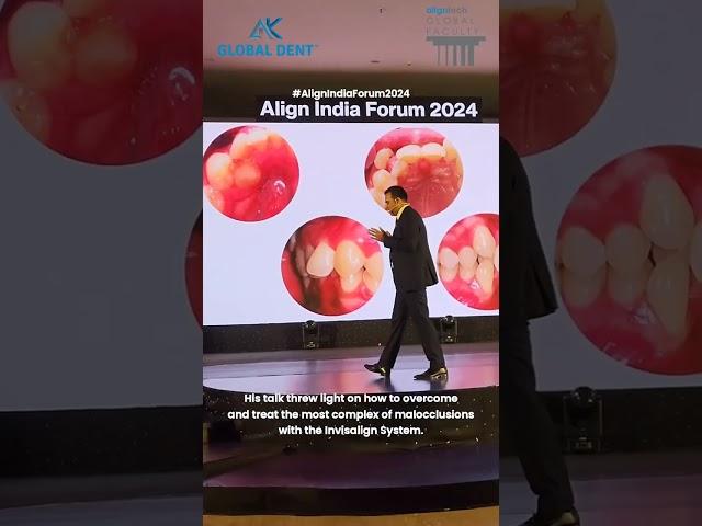 Dr. Aneesh Katyal Presents Groundbreaking Insights | AK Global Dent @ Align Forum India 2024!
