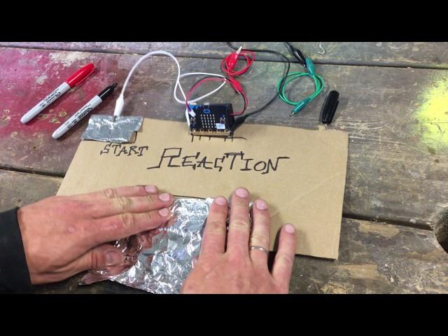 micro:bit reaction game - make