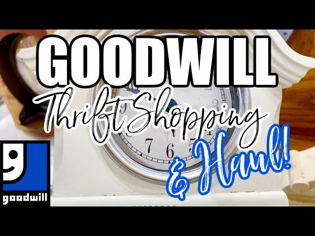 THRIFT SHOPPING AT GOODWILL & HAUL! Shopping for Farmhouse Home Decor and Vintage!