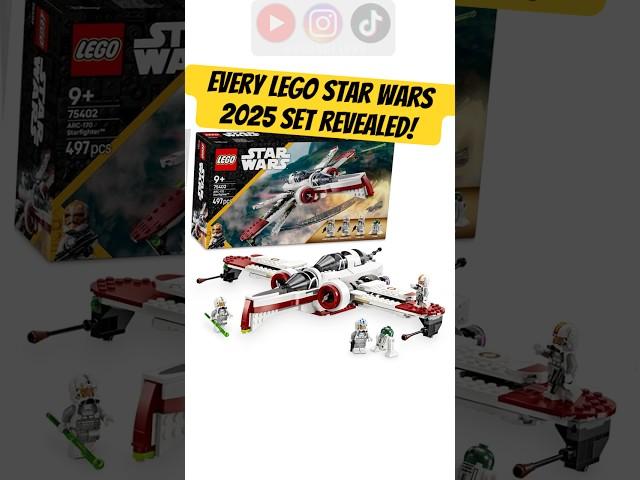 Every LEGO Star Wars Set Releasing in 2025! #legostarwars