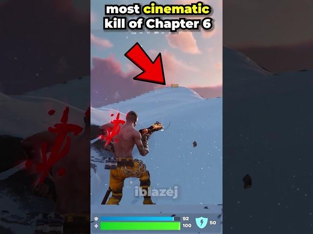 Cinematic Kill in Fortnite Chapter 6 