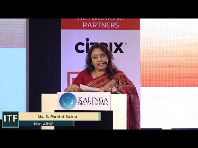 Ms. S. Mohini Ratna, Editor - VARINDIA at 17th IT FORUM 2019