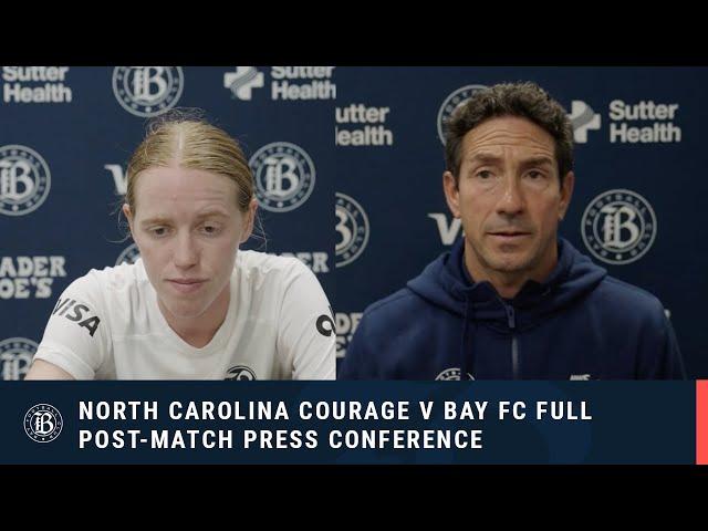 Bay FC vs North Carolina Courage Post-Match Press Conference