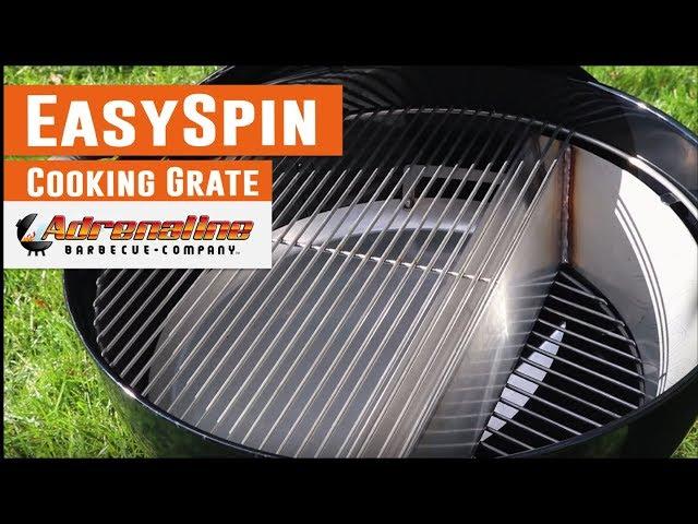 EasySpin Cooking Grate - New replacement grill grate for Weber Kettle