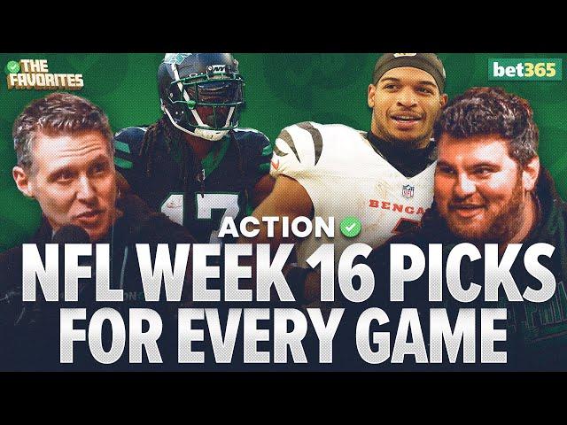 NFL Week 16 Betting Predictions & BETS for EVERY NFL Game! NFL Expert Picks | The Favorites Podcast