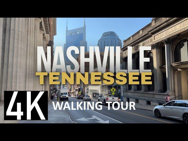 Nashville, Tennessee, USA Walking Tour in 4K - Road Tour by Slipstream Motion Pictures