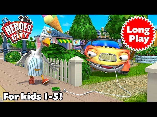 Heroes of the City 2 - Fun and Mischief Bundle - Preschool Animation -  Long Play | Car Cartoons