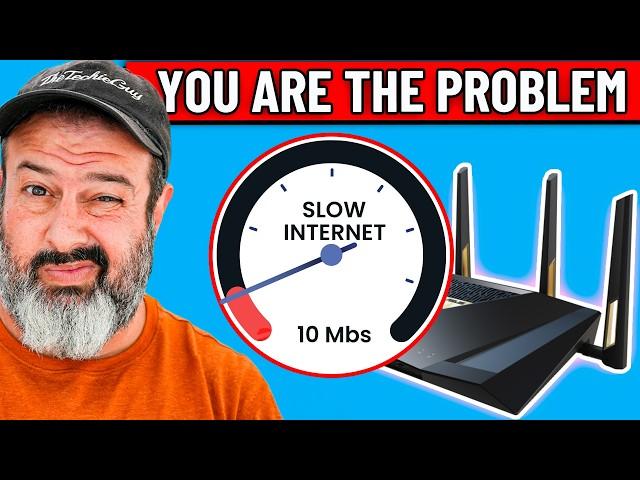 How to check if YOU are slowing down your own internet speed!