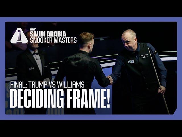 Trump vs Williams DECIDER  | Saudi Arabia Masters 2024