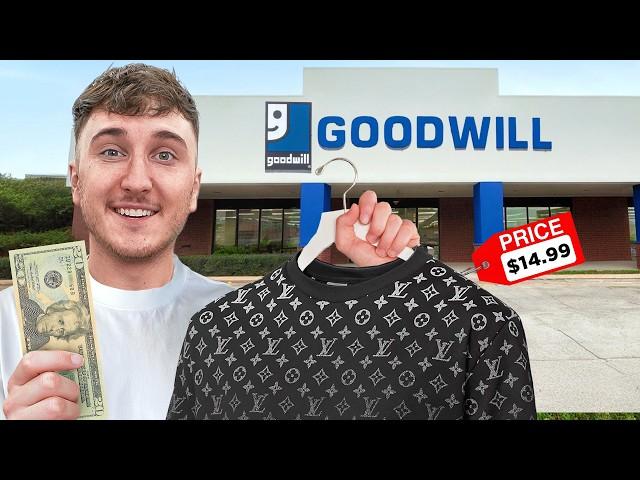 I Tried LUXURY SHOPPING at Every Thrift Store!