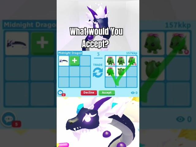 What People Trade for "Midnight Dragon" in Adopt ME! Pt#2 #roblox #shorts #adoptme #adoptmetrades