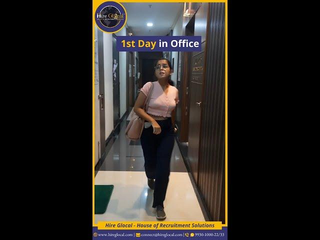 1st Day in Office | Corporate Life | Office Culture!