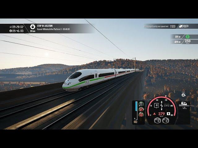 Driving one of the fastest trains in Train sim world 3