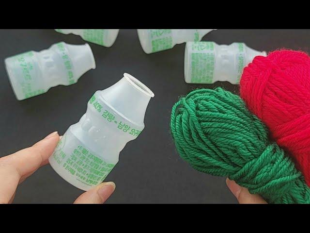 So Cute and Easy ! Christmas decoration idea with Plastic potDIY Recycling craft ideas