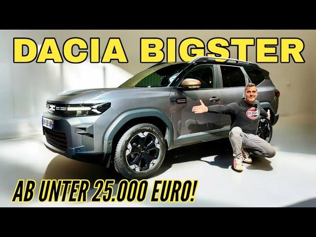 DACIA BIGSTER: Das ist der XL-Duster als Extreme 4x4! | Check | Preis | 2025