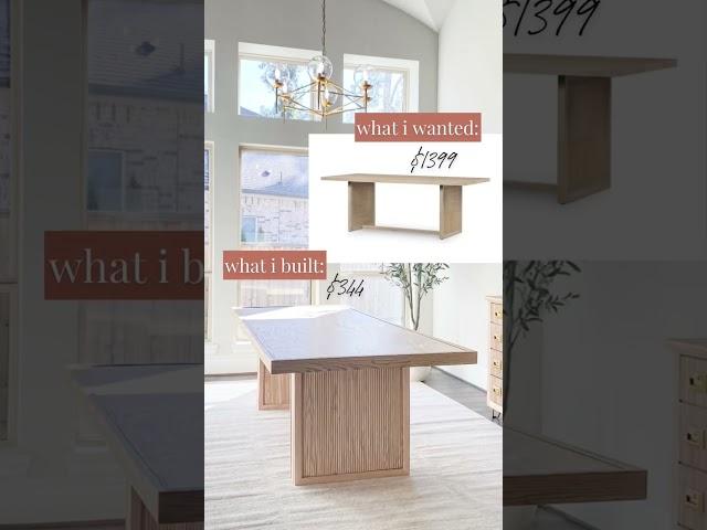 DIY MODERN DINING TABLE BUILD [plans in the description] #diy #furnituredesign #diyfurniture