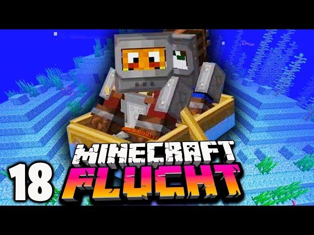 Wir greifen den WASSERTEMPEL AN!  Minecraft FLUCHT #18