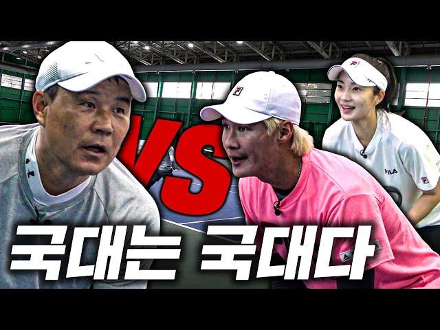 [ENG] [이형택 VS 권순우 EP.02] 전설은 현역 국대를 이길 수 있을까??? (Feat. 백 포지션으로 돌아온 홍과장&머드리 1호 제자 송아)