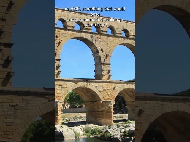 The incredible engineering of Roman aqueducts. #shorts