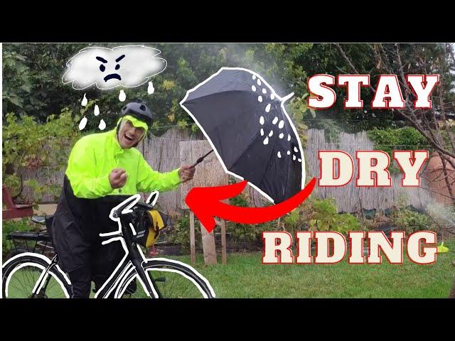 How I Stay Dry When Bike Commuting In The Rain