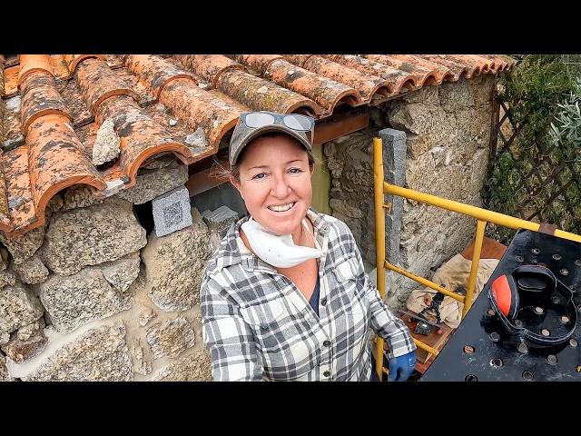 I'M SO HAPPY TO HAVE THIS PART DONE - Off Grid Building in Portugal