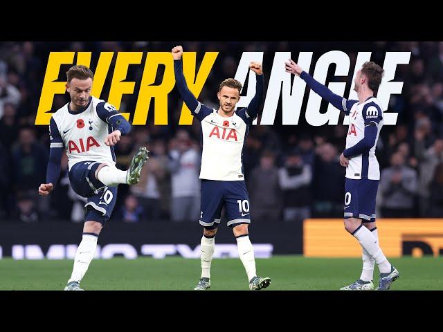 Maddison Magic! Every angle of stunning free kick | Tottenham Hotspur 4-1 Aston Villa