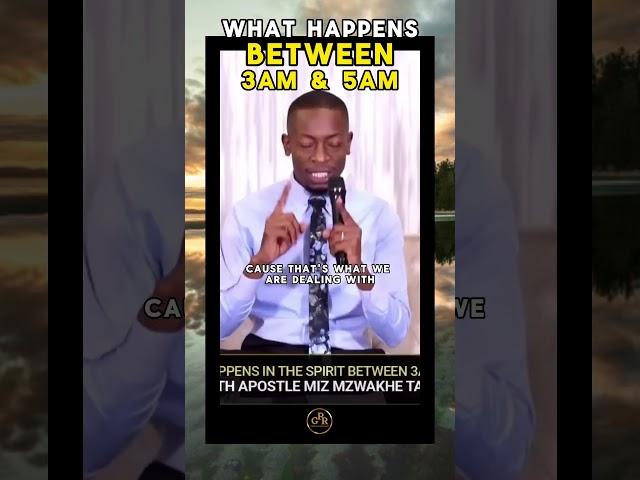 WHAT REALLY HAPPENS BETWEEN 3AM AND 5AM IN THE SPIRIT By Miz Mzwakhe Tancredi  #chosenones