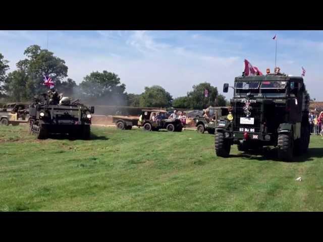 Headcorn Combined Ops 2012. Military vehicle parade