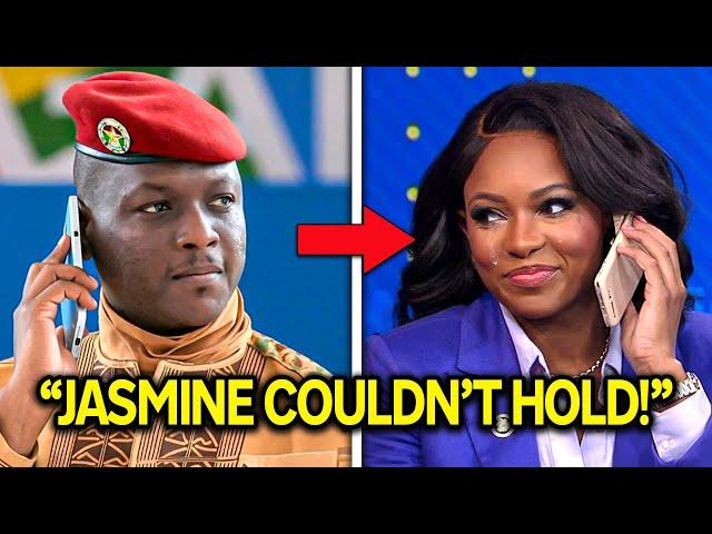 Jasmine Crockett Breaks Down and CRIES on Live TV After Receiving a Call from Ibrahim Traoré