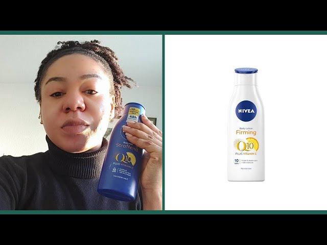 Nivea Q10 Body milk ,which should you  use , white or blue bottle ?