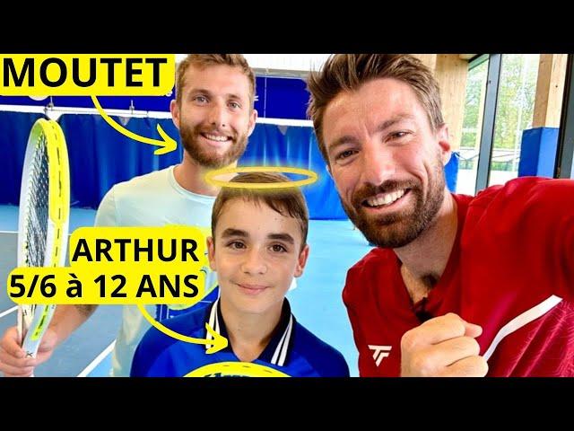 Corentin Moutet s'entraine avec le N°1 Français des 12 ans (5/6)