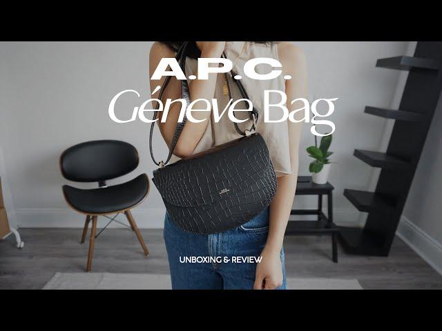 a.p.c. geneve bag / unboxing and review