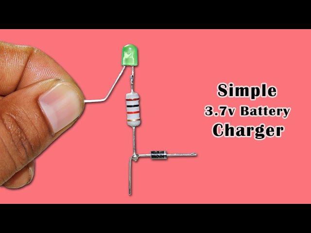 3.7v Lithium Battery Charger Circuit | Very Easy