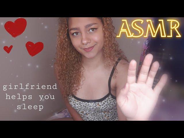 ASMR || Namorada Carinhosa te Ajuda a Dormir + Spit Painting #asmr #mouthsounds