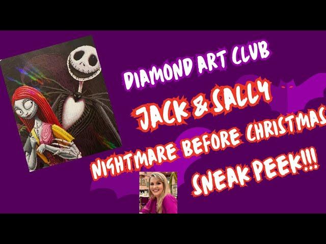 A Diamond Art Club Sneak Peek! Jack & Sally! Nightmare Before Christmas!!