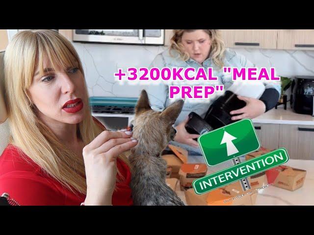 BodyBuilder React To Glitter&Lazers OVER 3k Calories "Meal Prep" - This Is Rage Bait Right!?