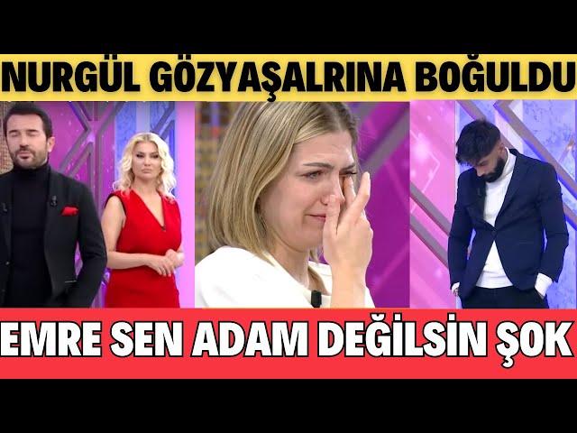 SONGÜL VE UĞUR ARSLAN SANA DEĞER NÜRGÜL GÖZYAŞLARINI TUTAMADI NÜRGÜLDENDEN EMREYE ŞOKE EDEN SÖZLER