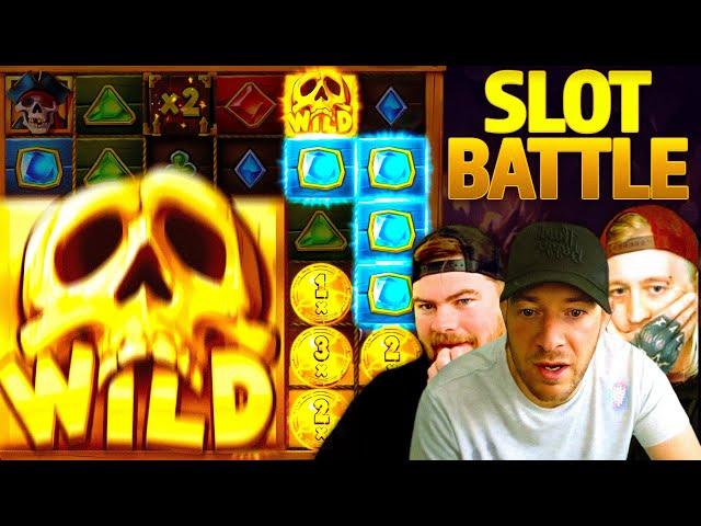 SUNDAY SLOT BATTLE!! New Online Slots with Josh, Scotty and Ais! 