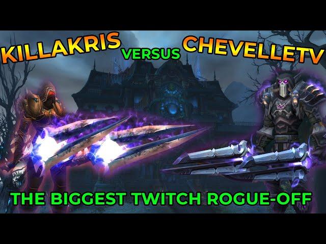 Killakris vs ChevelleTV the EPIC Mythic+ Showdown to find out who the best Rogue is.