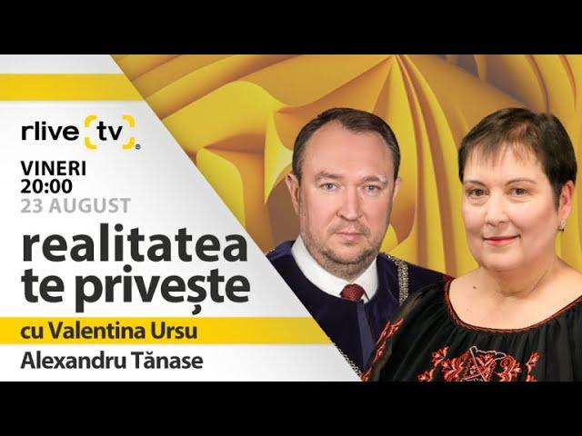 Alexandru Tănase, fostul preşedinte al Curţii Constituţionale, invitat la „Realitatea te privește”