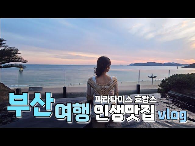 [Busan travel vlog] Hotel, eating show, healing for 2 days