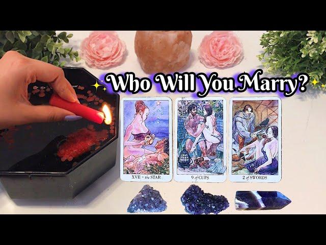 1+HOURWHO Will You Marry?SUPER DETAILEDWho's Your Future Spouse?+CANDLE WAX#pickacard #tarot