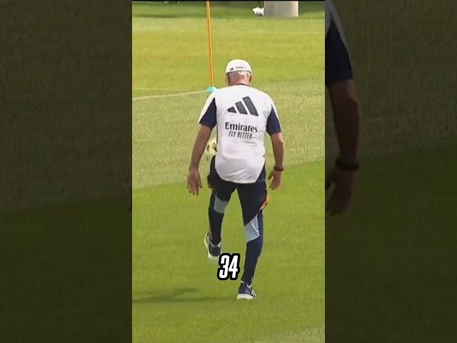 ¡IMPRESIONANTE, CARLO!  Ancelotti demostró su habilidad con los jueguitos | #Shorts @realmadrid