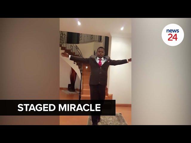 WATCH | Staged miracles: Self-proclaimed prophet Shepherd Bushiri walks on air