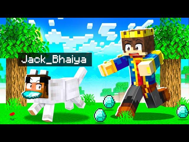 Minecraft But My FRIEND Is A DOG !!